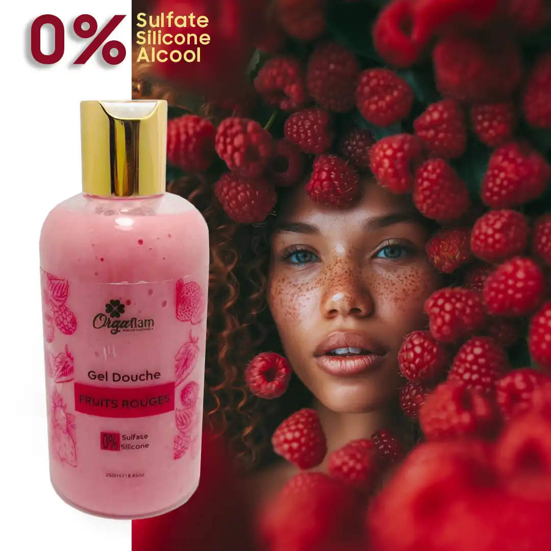 Gel douche fruits-rouges