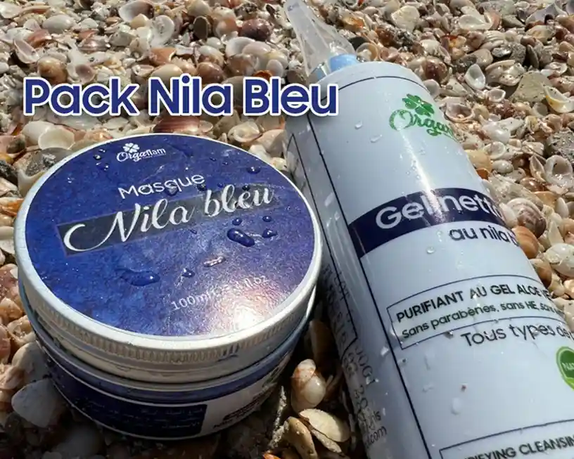 Pack nila bleu: Gel nettoyant & masque