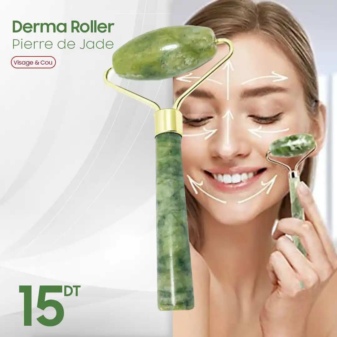 Derma Roller - Pierre de Jade (visage)